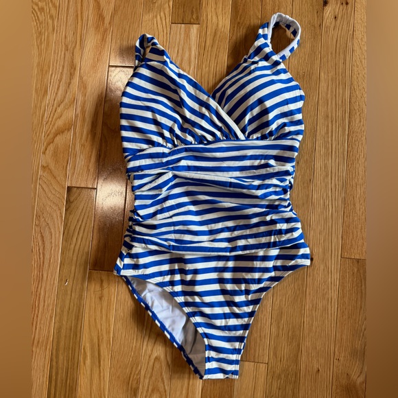 BODEN one piece striped swimsuit - Picture 1 of 5